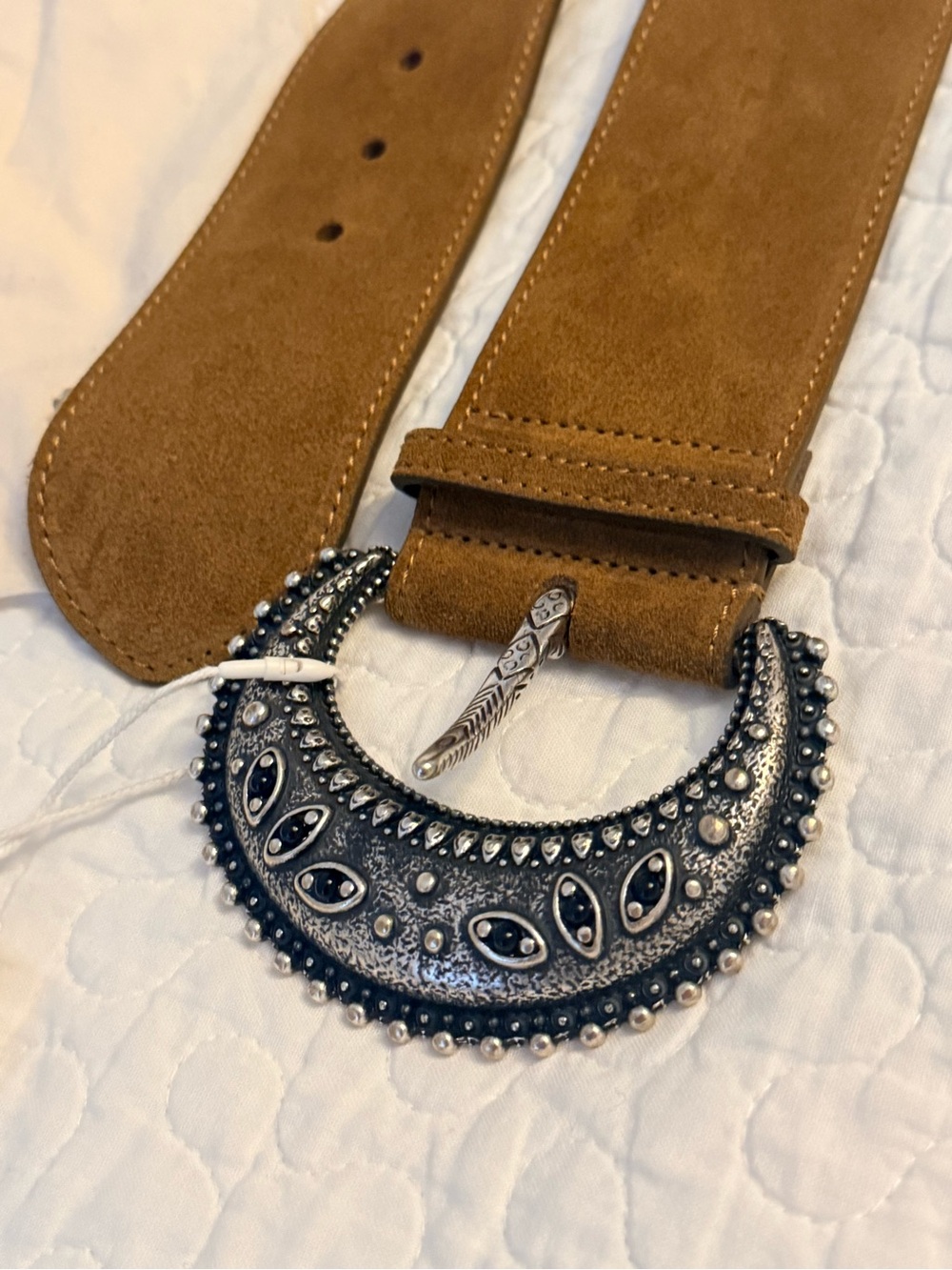 🌱NWT - Sézane Louve Belt in Taupe - size 90 - Picture 7 of 9